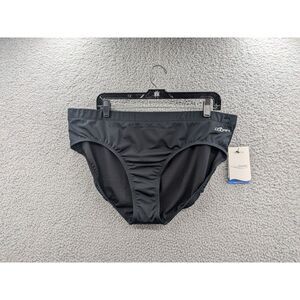 Dolfin Aquashape Women's *NEW* Black Bikini Swim Bottom Moderate Coverage 2XL